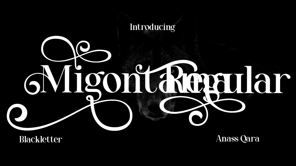 Migontama Regular Font Sample Image 1