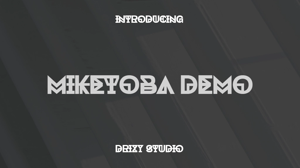 Miketoba Demo Font Sample Images  1