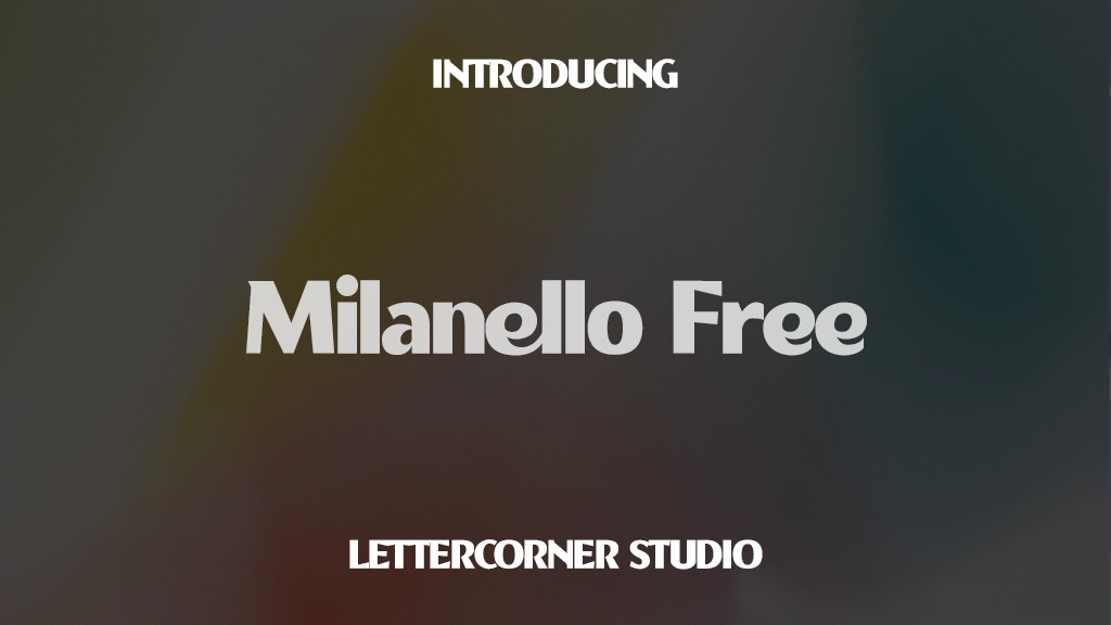 Milanello Free Font Sample Images  1