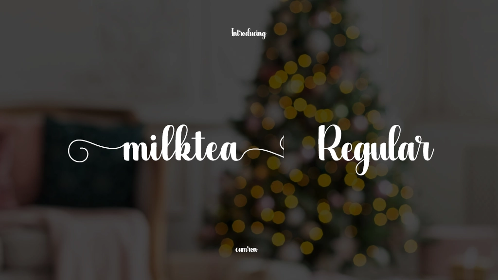 milktea Regular Font Sample Images  1