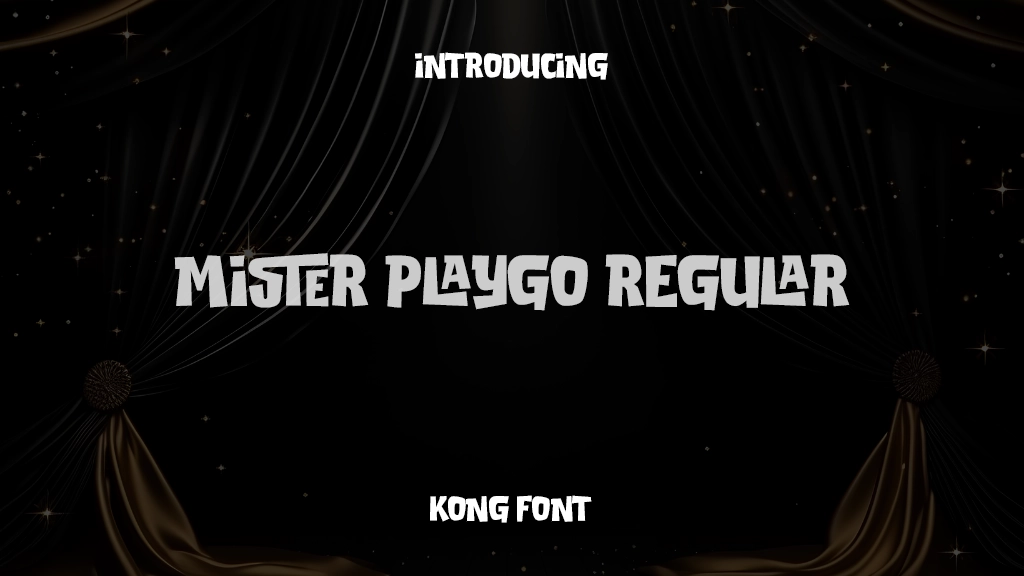 Mister Playgo Regular Font Sample Images  1