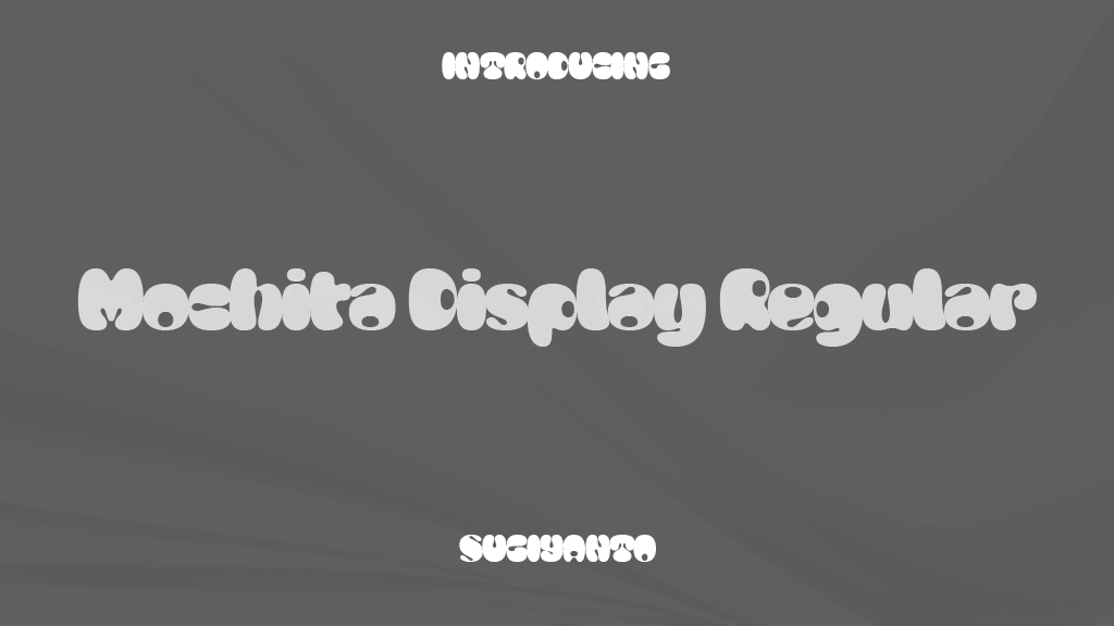 Mochita Display Regular Font Sample Images  1