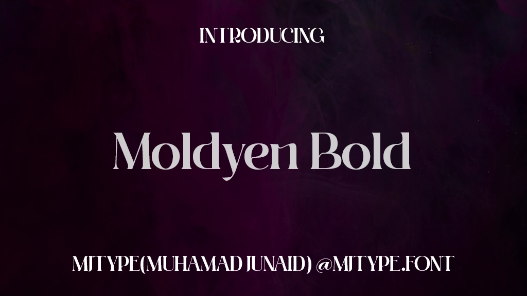 Moldyen Bold Font Sample Images  1