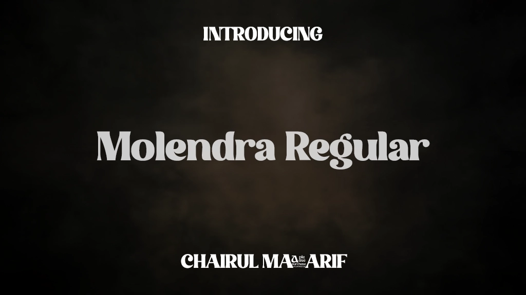 Molendra Regular Immagini di esempio dei caratteri  1