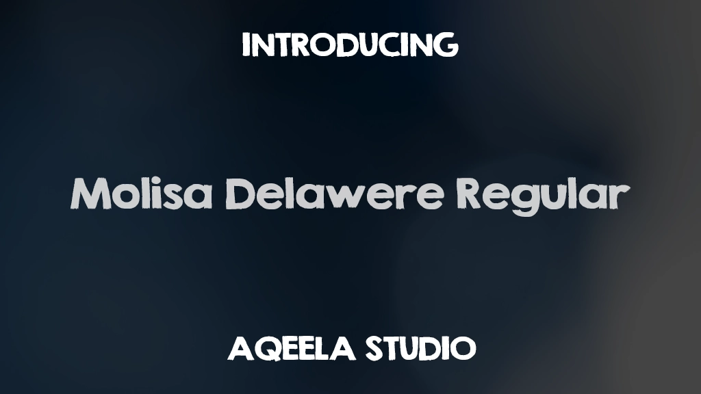 Molisa Delawere Regular Font Sample Images  1