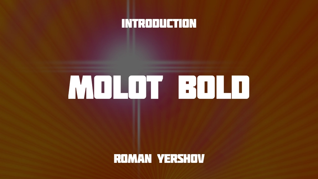 Molot Bold Font Sample Images  1