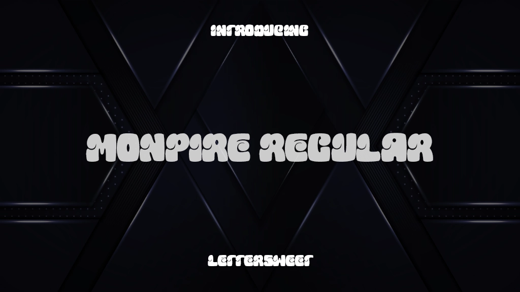 Monpire Regular Font Sample Images  1