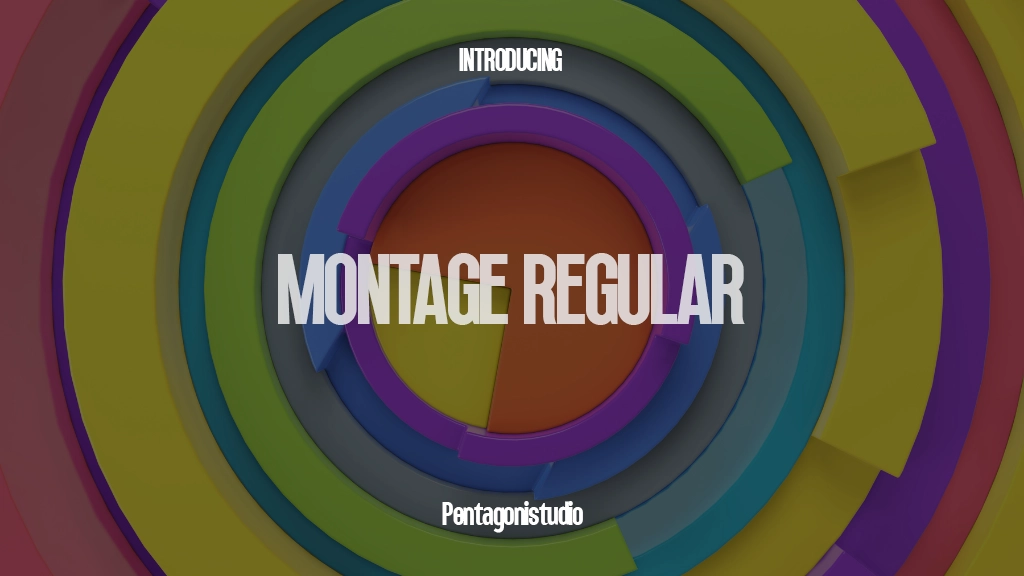 Montage Regular Imágenes de muestra de fuentes  1