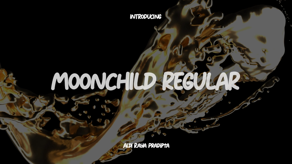 Moonchild Regular Font Sample Images  1