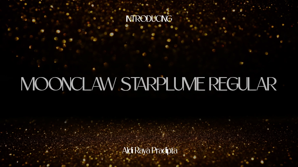 MOONCLAW Starplume Free Trial Regular Font Sample Images  1