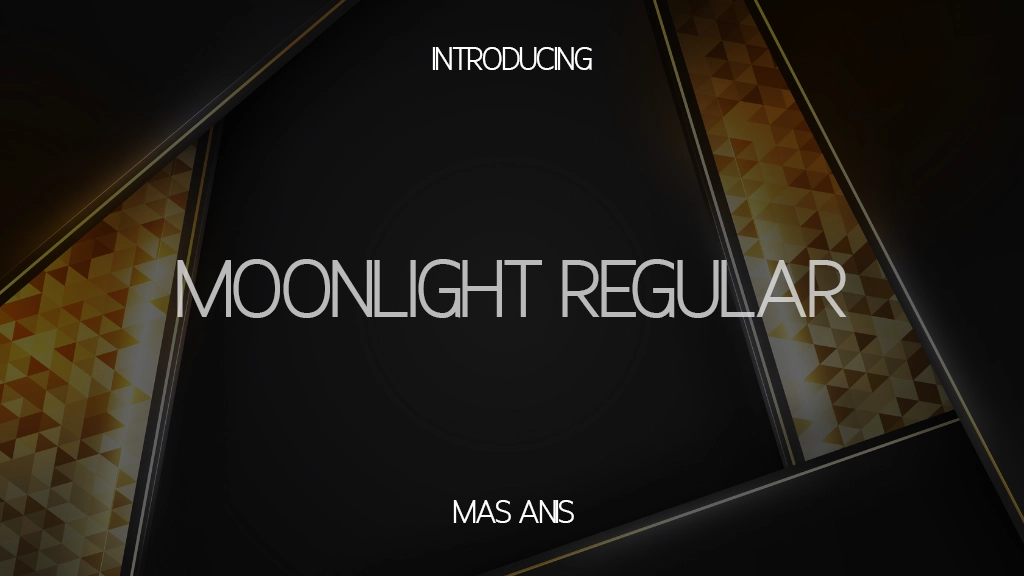 Moonlight Regular Font Sample Images  1