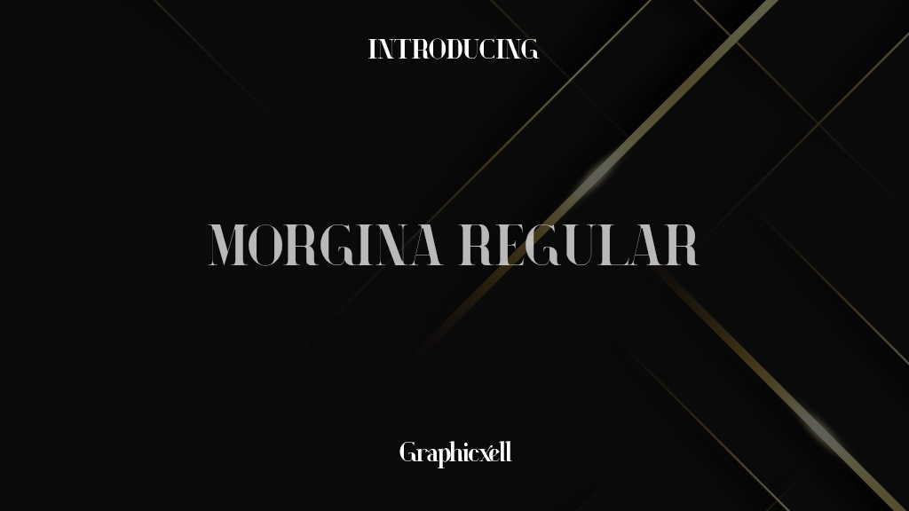 Morgina Regular Font Sample Images  1