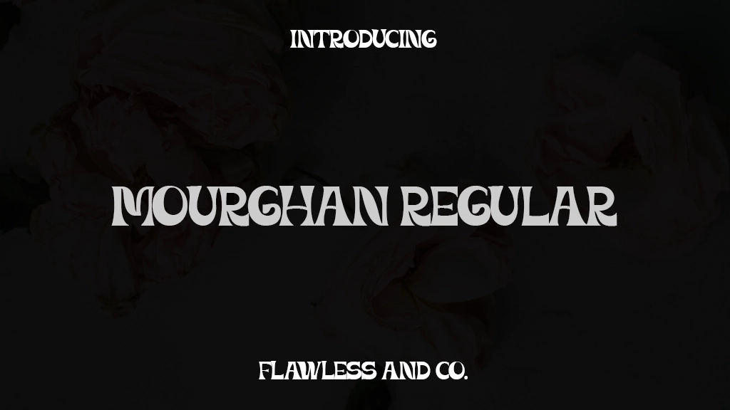 Mourghan Regular Images d’exemples de polices  1