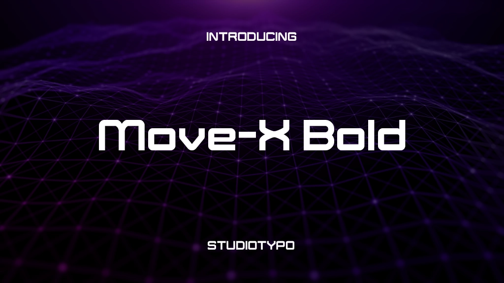 Move-X Bold Font Sample Images  1