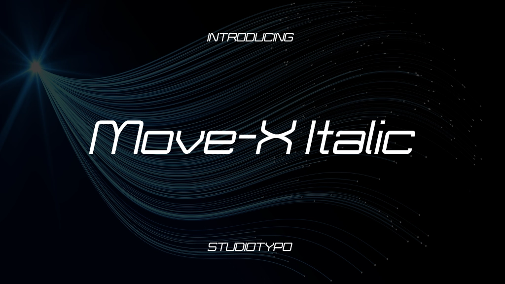 Move-X Italic Font Sample Images  1