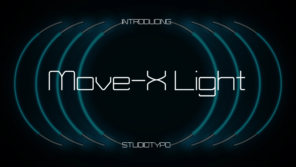 Move-X Light Font Sample Images  1