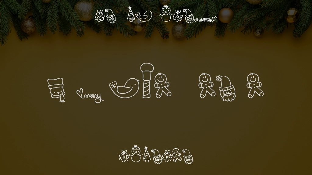 MTF Dear Santa Font Sample Images  1