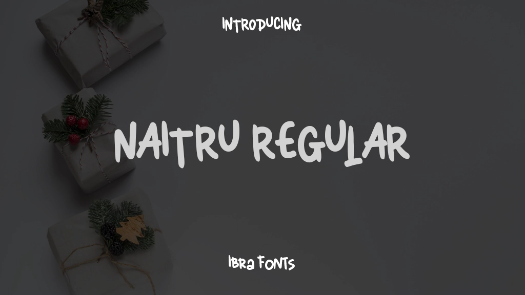 Naitru Regular Font Sample Images  1