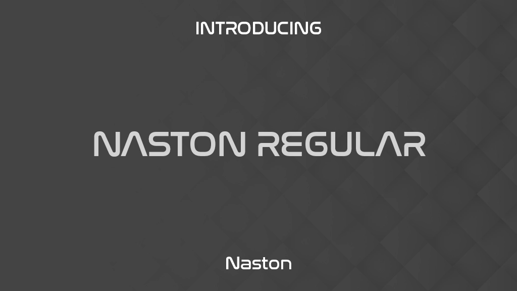 Naston Regular Font Sample Images  1