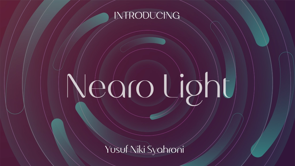 Nearo Light Font Sample Images  1