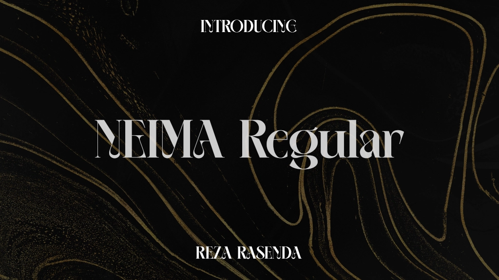 NEIMA Regular Font Sample Images  1