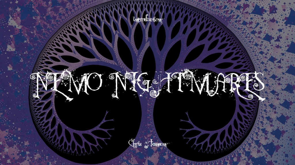 Nemo Nightmares Font Sample Image 1