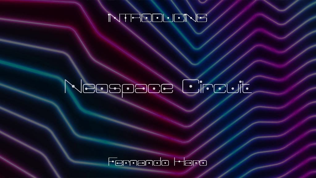 Neospace Circuit Font Sample Images  1