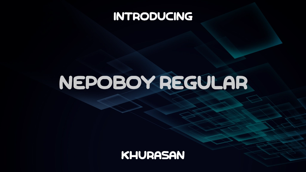 Nepoboy Regular Font Sample Images  1