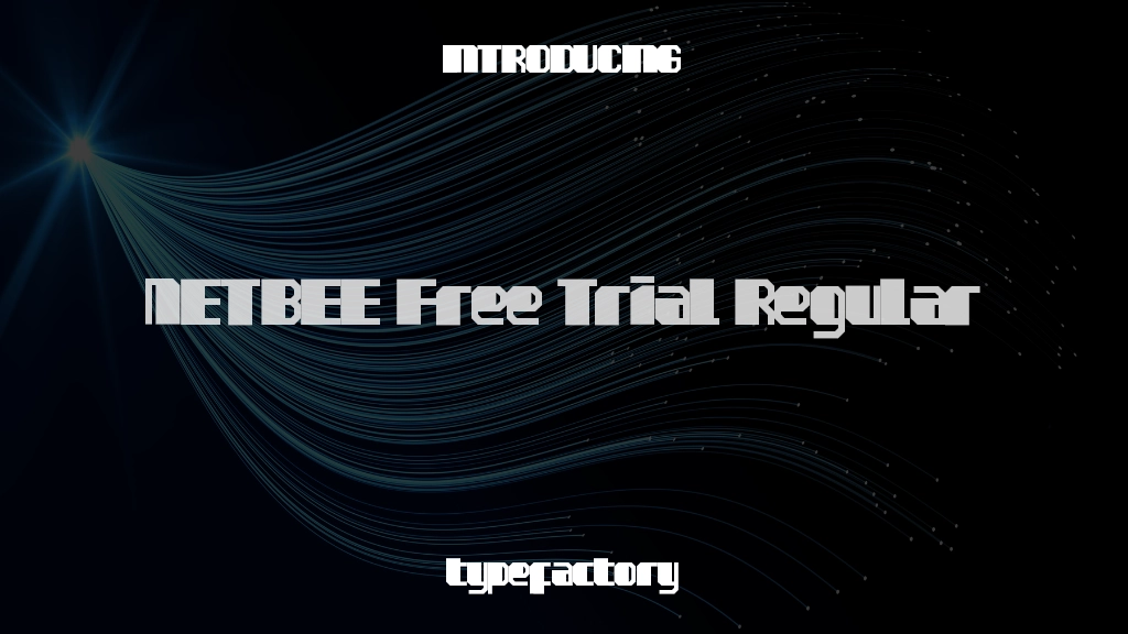 NETBEE Free Trial Regular Beispielbilder für Schriftarten  1