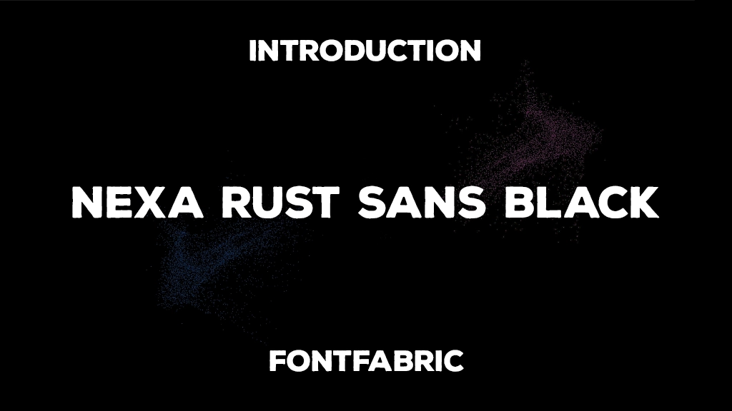 Nexa Rust Sans Black Font Sample Image 1