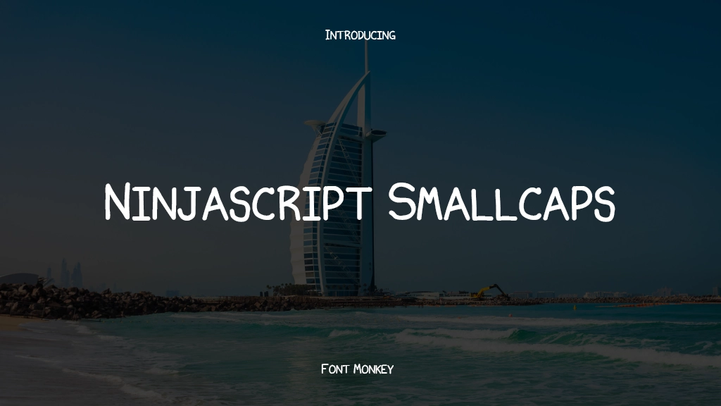 Ninjascript Smallcaps Font Sample Images  1