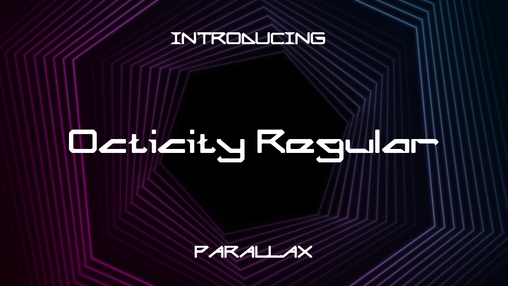 Octicity Regular Font Sample Images  1