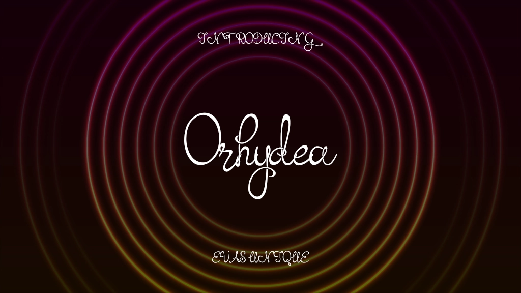 Orhydea Demo Font Sample Images  1