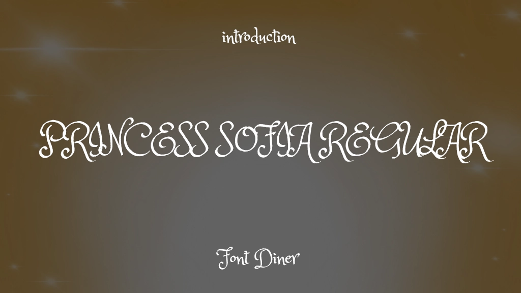 Princess Sofia Regular Font Sample Image 1