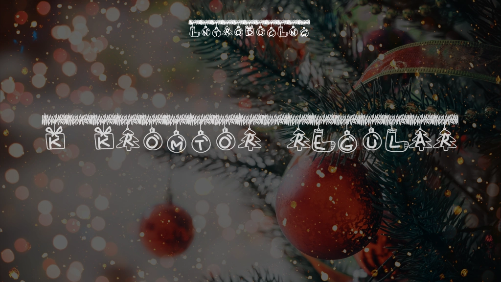 PW Christmas Tinsel Font Sample Images  1