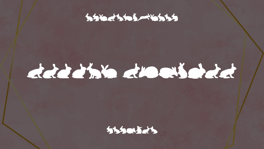 Rabbit Regular Font Sample Images  1