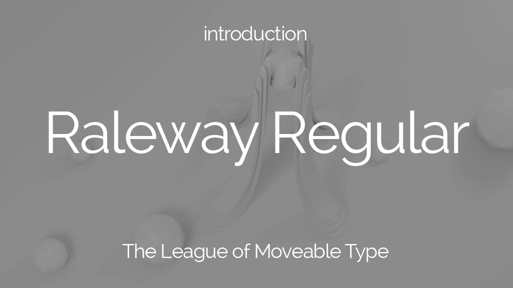 Raleway Regular Font Sample Image 1