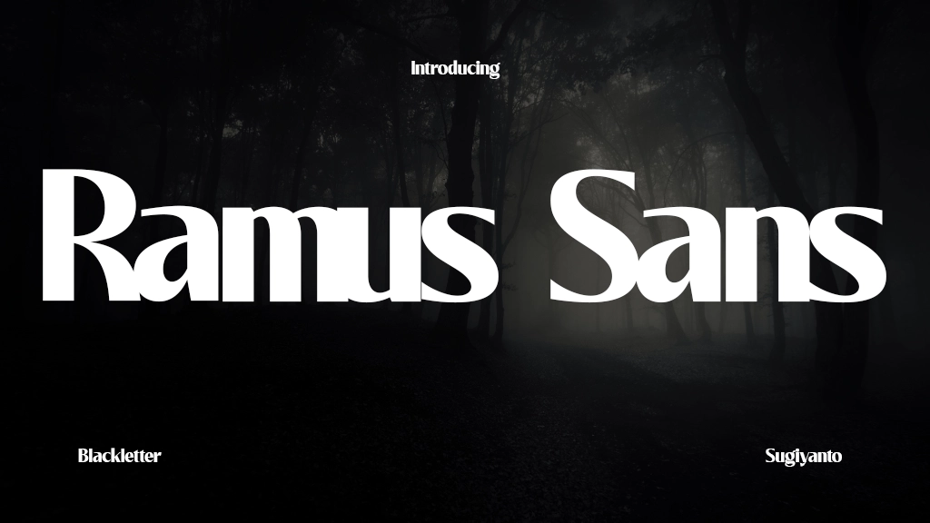 Ramus Sans Font Sample Image 1