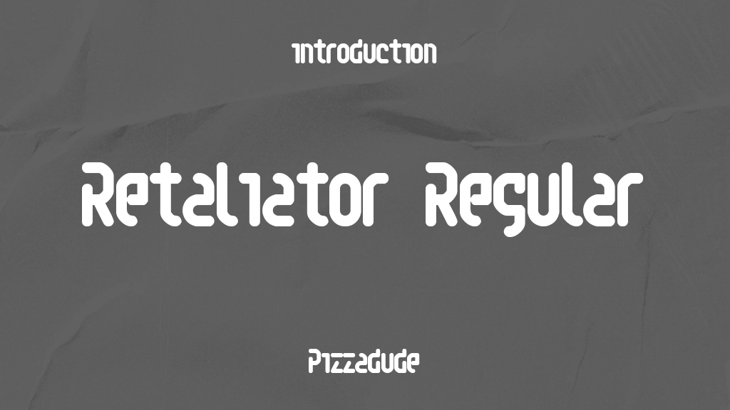 Retaliator Regular Font Sample Image 1