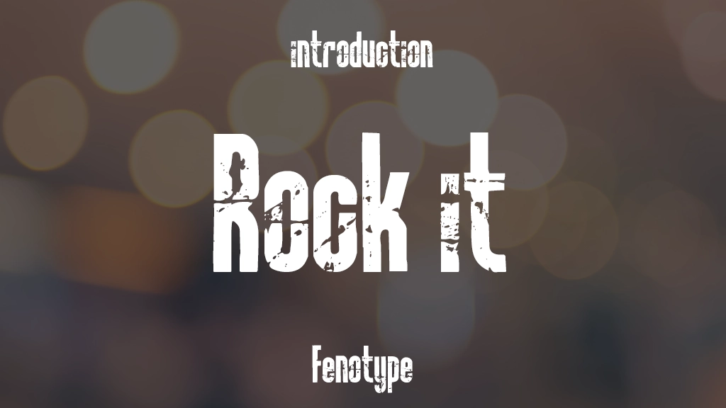 Rock it Font Sample Image 1