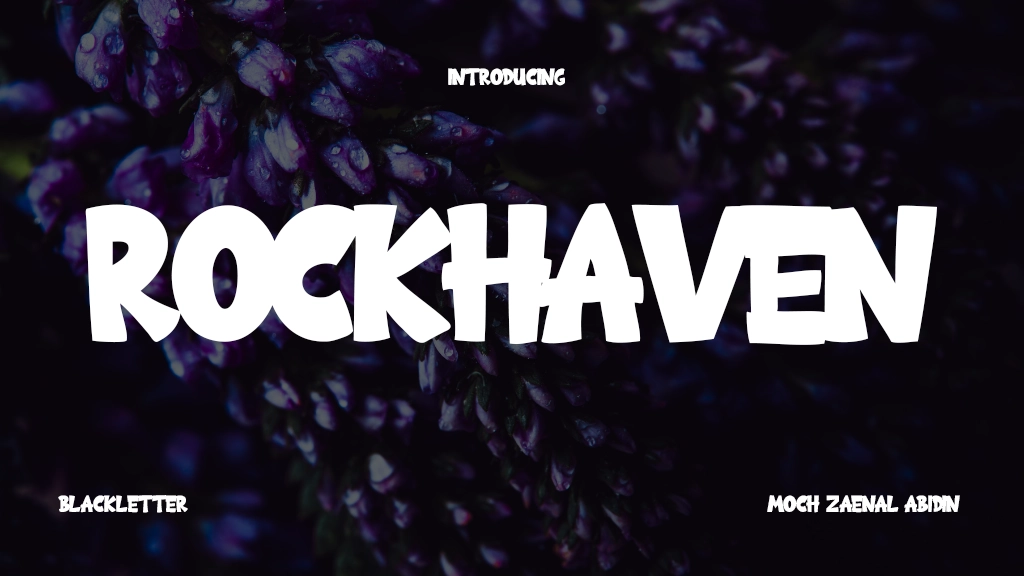 ROCKHAVEN Font Sample Image 1