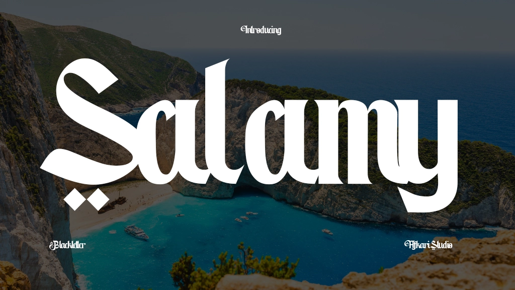 Salamy Font Sample Image 1