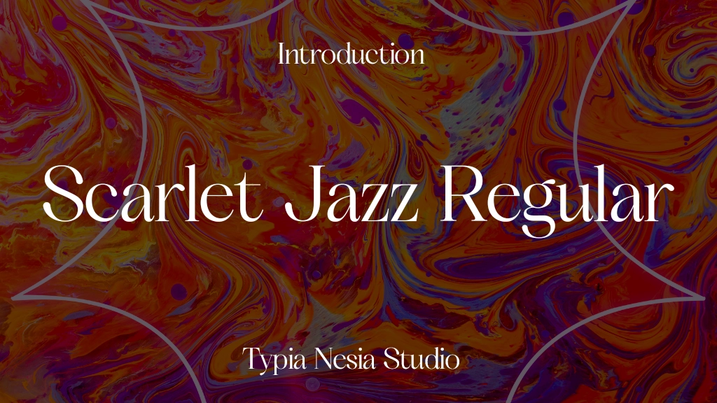 Scarlet Jazz Regular Font Sample Images  1