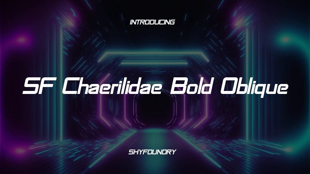 SF Chaerilidae Bold Oblique Font Sample Images  1