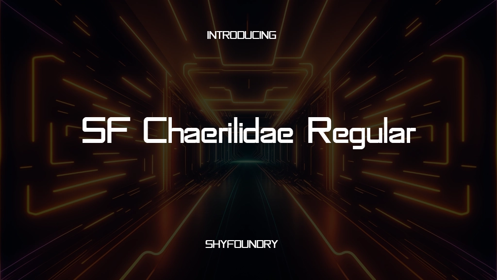 SF Chaerilidae Regular Font Sample Images  1