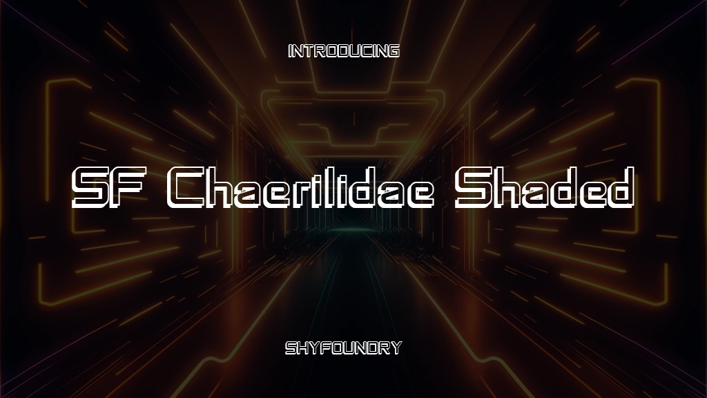 SF Chaerilidae Shaded Font Sample Images  1