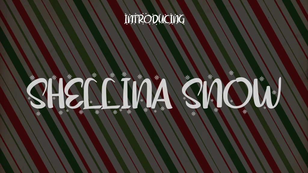 Shellina Snow Font Sample Images  1