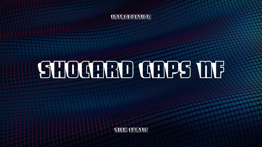 ShoCard Caps NF Font Sample Image 1