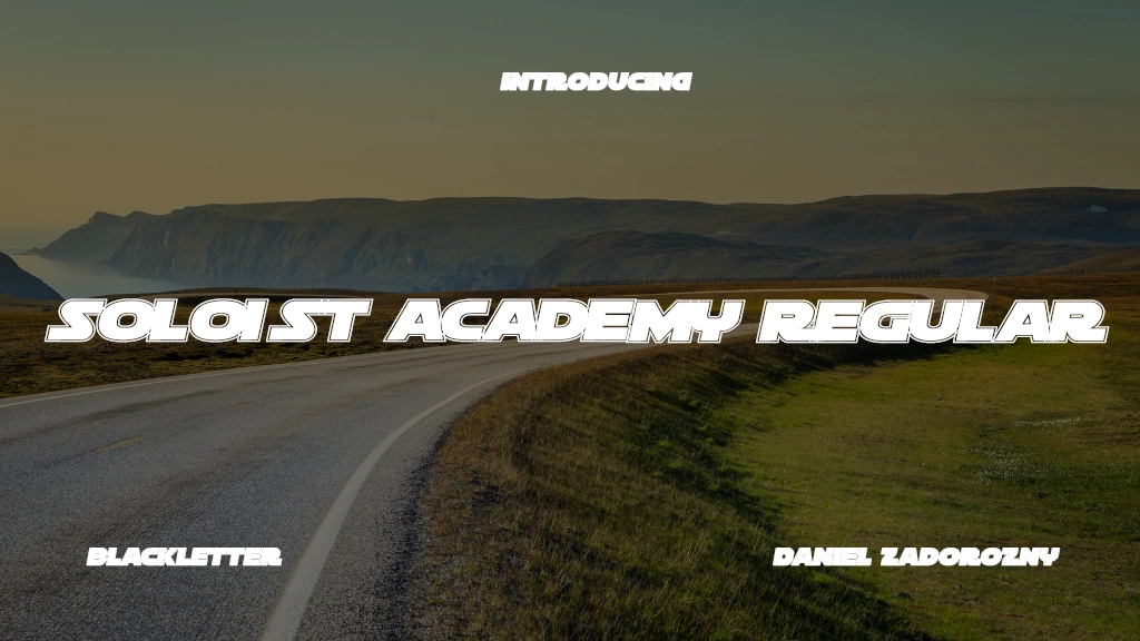 Soloist Academy Regular Font Sample Image 1