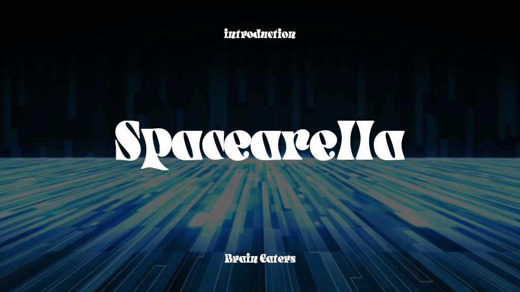 Spacearella Font Sample Image 1